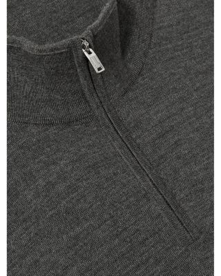 Quarter Zip Wool Sweater