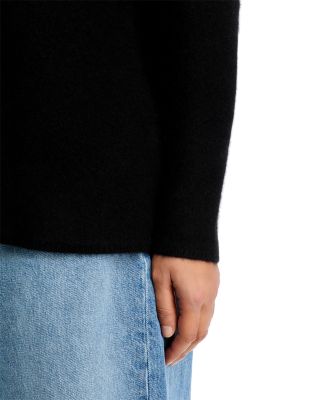 Mock Neck Brushed 100% Cashmere Sweater - Exclusive