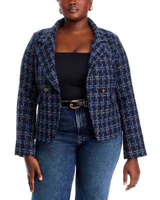 AQUA Tweed Blazer - Exclusive | Bloomingdale's