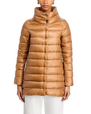 Amelia Stand Collar Down Puffer Coat