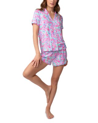 Pj Salvage x Ramy Brook Beach Boutique Shorts Pajama Set