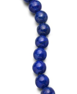 Men's Spiritual Beads Bracelet with Lapis Lazuli, 8mm