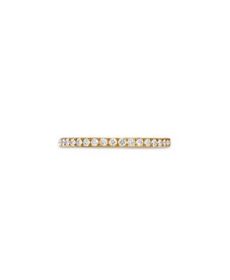 18K Yellow Gold DY Eden Band Ring with Diamonds