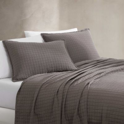 Calvin Klein Essential Garment Washed Cotton Jacquard Standard Sham