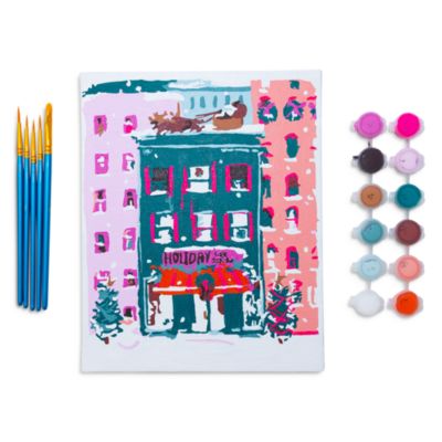 Paint Anywhere - Holiday Bookstore Mini Paint By Numbers Kit