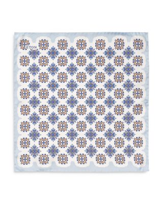 Eton - Geometric Silk Pocket Square