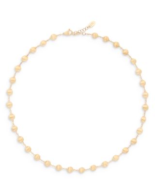 Marco Bicego 18K Yellow Gold Africa Textured Bead Collar Necklace, 16.5-18