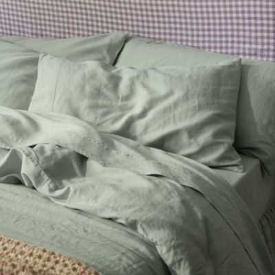  Linen Blend Pillowcase Pair, Standard