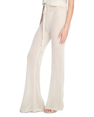 Raffa Ivory Scalloped Cover Up Pants