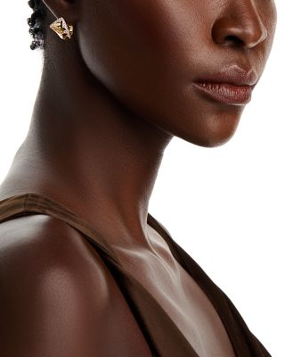 Diamond Earrings in 14K Yellow Gold, 0.70 tcw