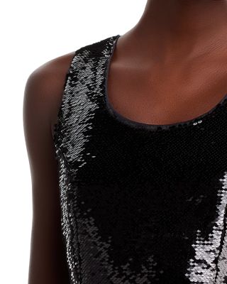 The Mave Sequin Pleated Skirt Dress