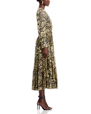 The Francesca Burnout Midi Dress