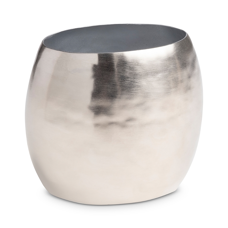 Shop Kassatex Nile Toothbrush Holder In Silver