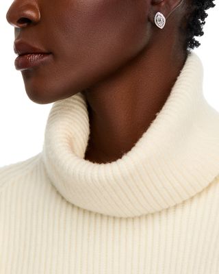 Diamond Earrings in 14K White Gold, 1.00 tcw