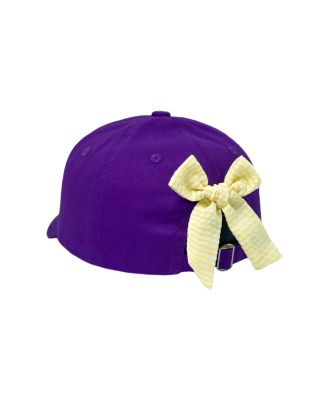 Girls' Officially Licensed LSU Bow Baseball Hat - Baby, Little Kid, Big Kid