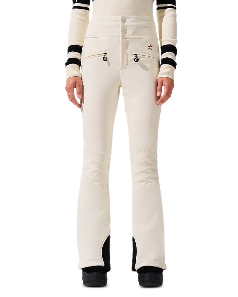 Perfect Moment High-waist Aurora Flare Ski Pant Xl In Snow White