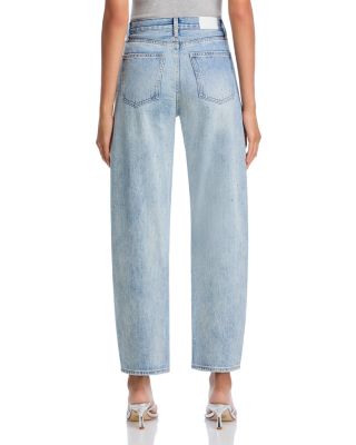 Wes High Rise Barrel Jeans in Glitz