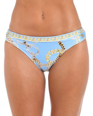 L'AGENCE - Nicole Chain Print Bikini Bottom