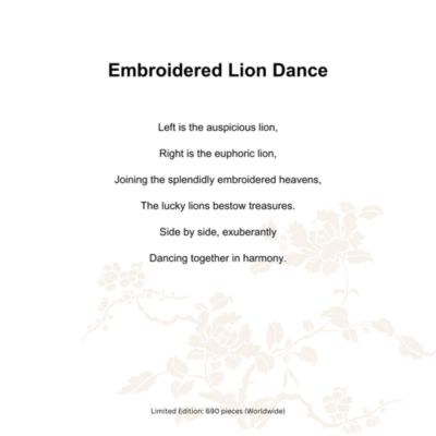 Embroidered Lion Dance