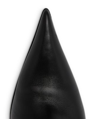 Women's Pointed Toe High Heel Leather Boots
