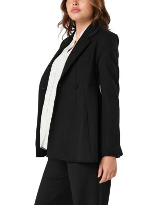 Women&#39;s Tailored Maternity Workwear Blazer in Italian Stretch Suiting Fabric 