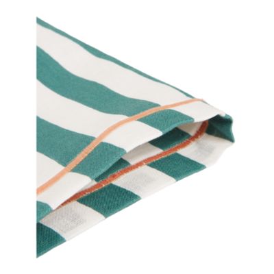 Green Stripe Linen Placemat, Set of 2