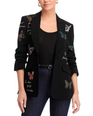 Cinq à Sept - Butterfly Loveletter Scrunched Cheyenne Blazer