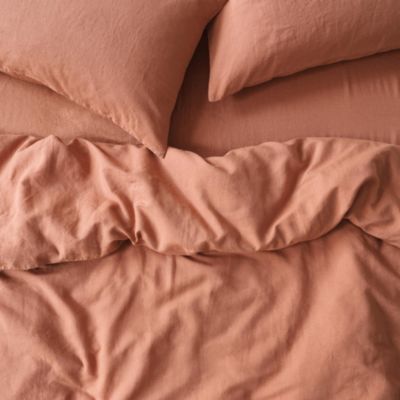 Linen Blend Duvet Cover, Queen