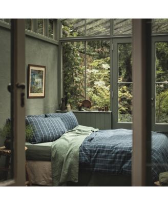  Heathcliff Check Cotton Duvet Cover, Twin