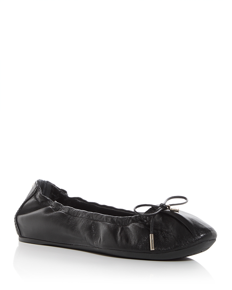 Ferragamo Ballerina Woman Ballet Flats Black Size 7 Lambskin In Black