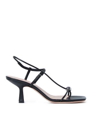 Women's Strappy Embellished High Heel Sandals