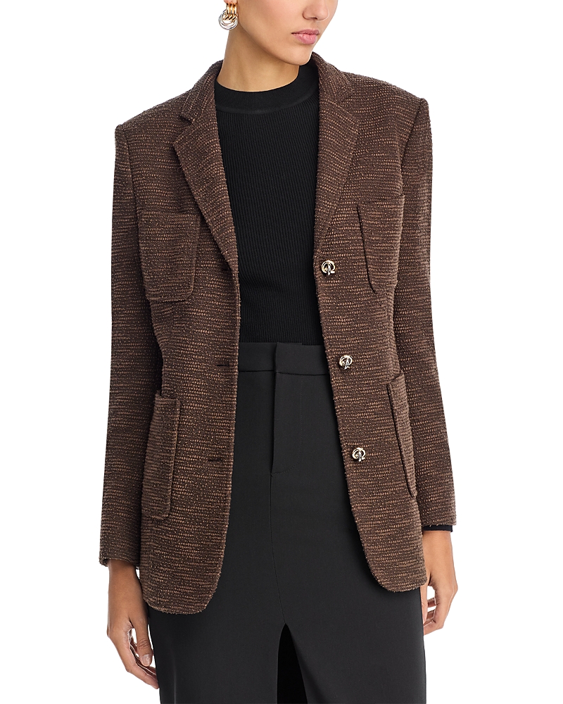 Shop Hugo Boss Four Pocket Notch Collar Jacket In Marshland Green