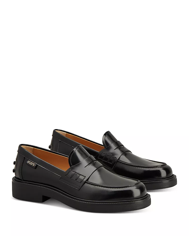Tod's Women's Leather Loafer Flats
