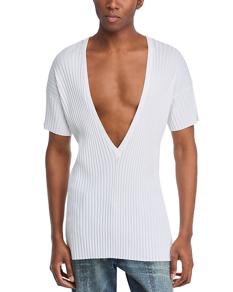 MM6 Maison Margiela Deep V Neck Sweater