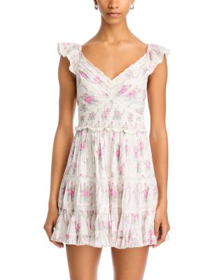 Presline Lace Trim Dress