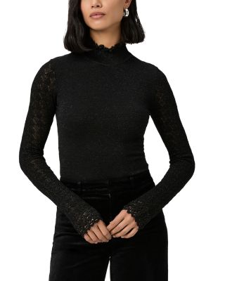 PAIGE - Stephanie Metallic Knit Top
