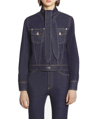 Lanvin - Ascot Collar Jacket In Denim