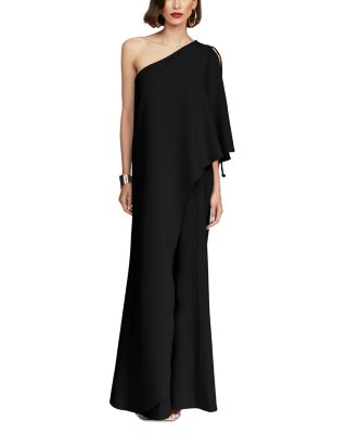 HALSTON - Ignacia One Shoulder Jumpsuit