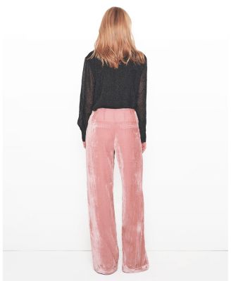 Fiona Velvet Straight Leg Trousers