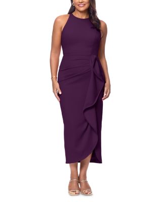 AQUA - Scuba Crepe Sheath Dress - Exclusive