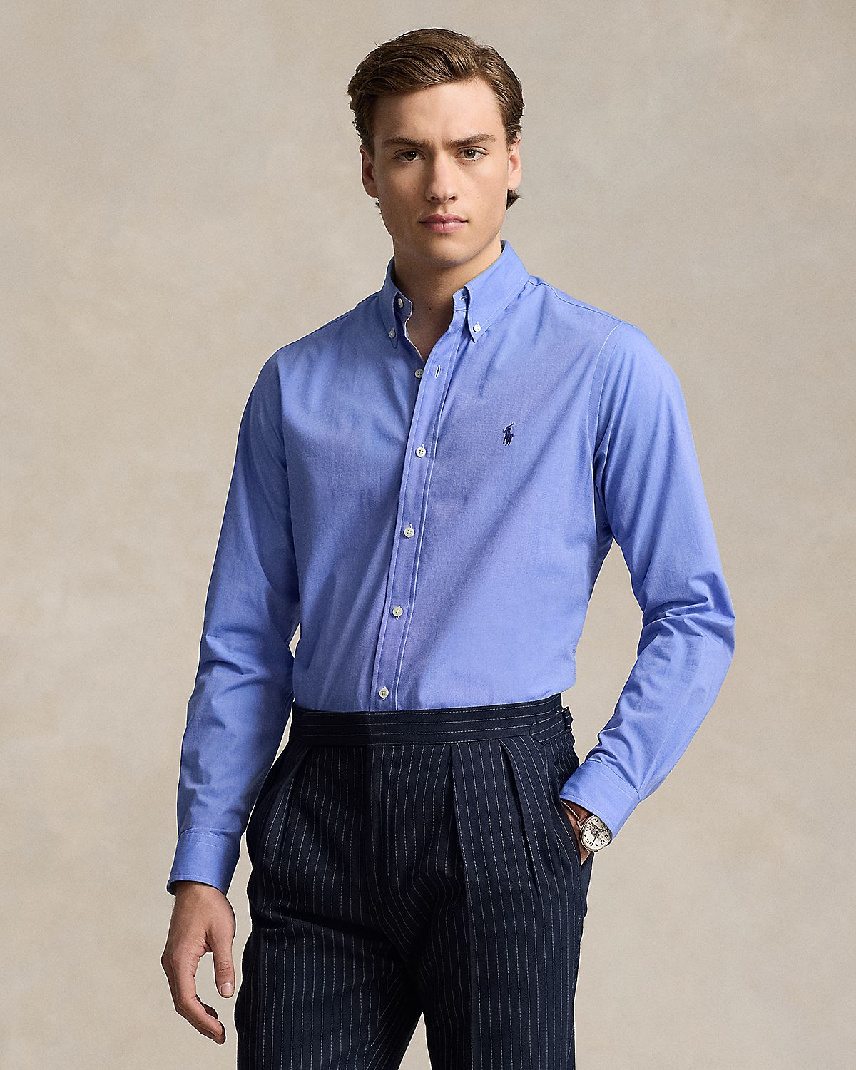 Polo Ralph Lauren Cotton Poplin Classic Fit Button Down Shirt
