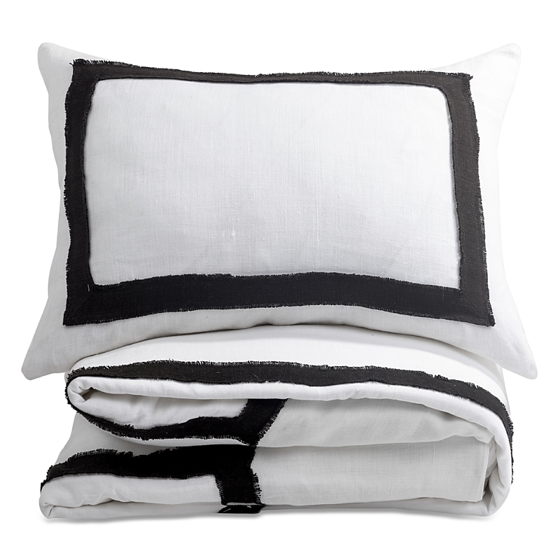 Amity Home Brady Duvet Cover, King In White