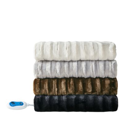 Heated Duke Faux Fur Heated Throw, 50" x 70"
