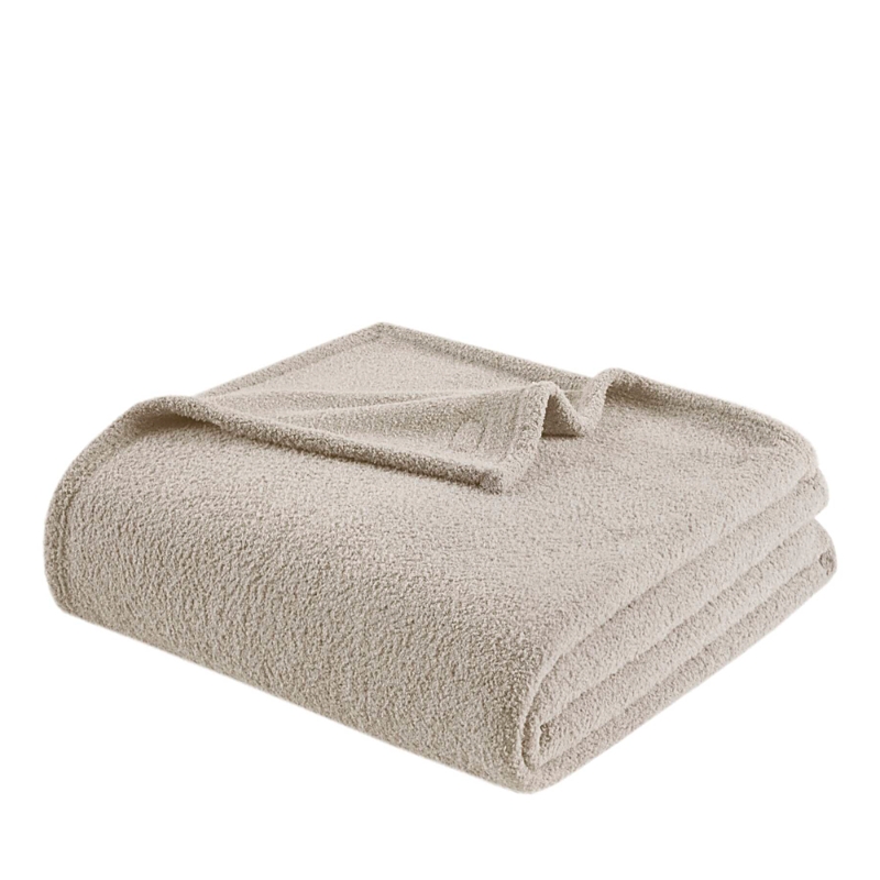 Beautyrest Dream Soft Blanket, Twin In Light,pastel Brown