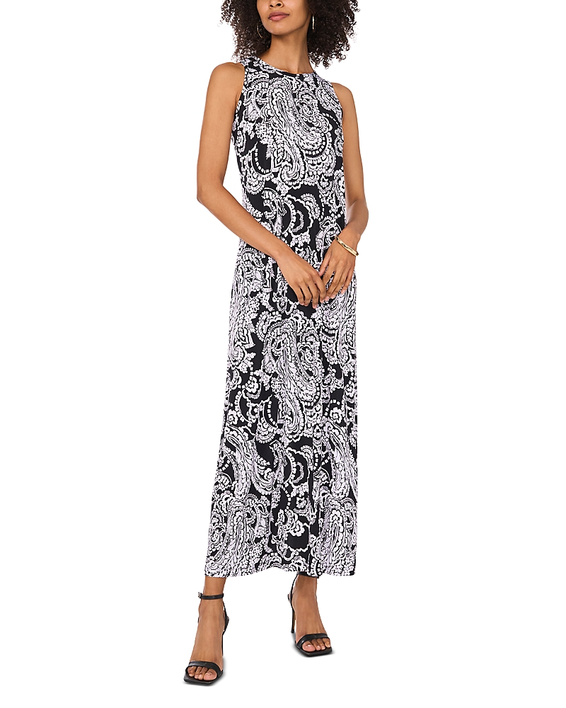 vince camuto printed a line dress Vince Camuto Women's A-Line Maxi Dress