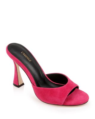 L'AGENCE - Women's Avery Slide High Heel Sandals