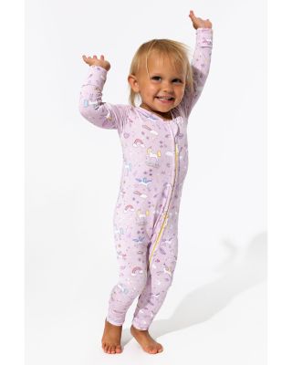 Girls' Enchanted Unicorn Convertible Footie - Baby