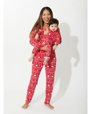 Unisex Polar Isle Red Convertible Footie - Baby