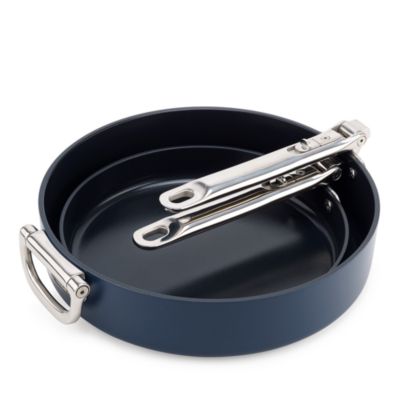 Space Saving 3-Piece Essential Cookware Set with Folding Handles