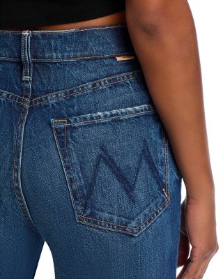 The Rambler High Rise Ankle Straight Jeans in Well Stacked